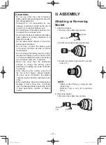 Preview for 6 page of Panasonic EY7552X57 Operating Instructions Manual