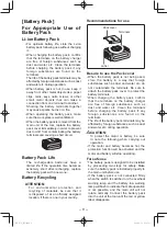 Preview for 9 page of Panasonic EY7552X57 Operating Instructions Manual