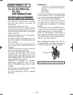 Preview for 18 page of Panasonic EY75A1 Operating Instructions Manual