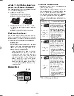 Preview for 22 page of Panasonic EY75A1 Operating Instructions Manual