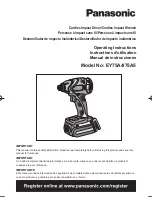 Preview for 1 page of Panasonic EY75A4 Operating Instructions Manual