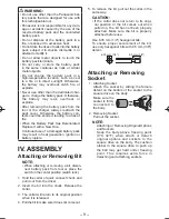 Preview for 9 page of Panasonic EY75A4 Operating Instructions Manual