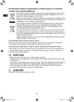 Предварительный просмотр 26 страницы Panasonic EY75A7X57 Operating Instructions Manual