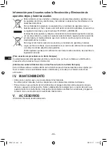 Предварительный просмотр 66 страницы Panasonic EY75A7X57 Operating Instructions Manual