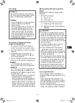 Предварительный просмотр 71 страницы Panasonic EY75A7X57 Operating Instructions Manual