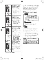 Предварительный просмотр 72 страницы Panasonic EY75A7X57 Operating Instructions Manual