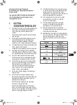 Предварительный просмотр 79 страницы Panasonic EY75A7X57 Operating Instructions Manual