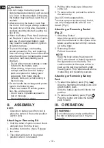Preview for 10 page of Panasonic EY75A8 Operating Instructions Manual