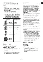 Предварительный просмотр 13 страницы Panasonic EY75A8 Operating Instructions Manual