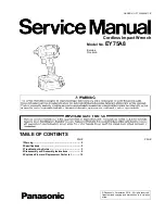 Panasonic EY75A8 Service Manual предпросмотр