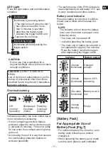 Preview for 11 page of Panasonic EY76A1 Operating Instructions Manual