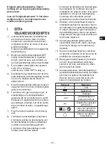 Preview for 41 page of Panasonic EY76A1 Operating Instructions Manual