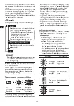 Preview for 44 page of Panasonic EY76A1 Operating Instructions Manual