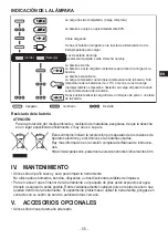 Preview for 55 page of Panasonic EY76A1 Operating Instructions Manual