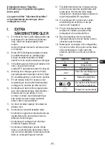 Preview for 65 page of Panasonic EY76A1 Operating Instructions Manual