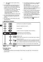 Preview for 70 page of Panasonic EY76A1 Operating Instructions Manual