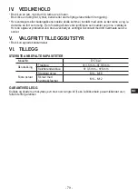 Preview for 79 page of Panasonic EY76A1 Operating Instructions Manual