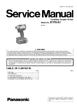 Preview for 1 page of Panasonic EY76A1 Service Manual