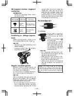 Preview for 110 page of Panasonic EY7840 Operating Instructions Manual