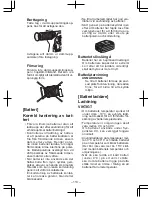 Preview for 113 page of Panasonic EY7840 Operating Instructions Manual