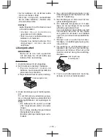 Preview for 114 page of Panasonic EY7840 Operating Instructions Manual