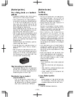 Preview for 126 page of Panasonic EY7840 Operating Instructions Manual