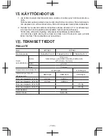 Preview for 144 page of Panasonic EY7840 Operating Instructions Manual