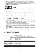 Предварительный просмотр 14 страницы Panasonic EY7840X Operating Instructions Manual