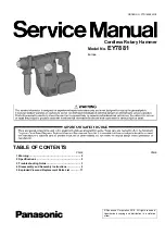 Preview for 1 page of Panasonic EY7881 Service Manual