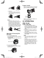 Предварительный просмотр 8 страницы Panasonic EY7950LR2S Operating Instructions Manual