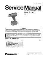 Предварительный просмотр 1 страницы Panasonic EY79A2 Service Manual