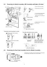 Предварительный просмотр 9 страницы Panasonic EY79A3 Service Manual