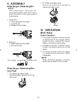 Предварительный просмотр 8 страницы Panasonic EYFEA1N2S Operating Instructions Manual