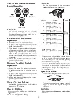 Предварительный просмотр 9 страницы Panasonic EYFEA1N2S Operating Instructions Manual