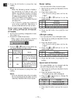 Preview for 14 page of Panasonic EYFGA1A Operating Instructions Manual