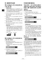 Preview for 58 page of Panasonic EYFGA1A Operating Instructions Manual