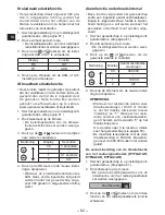 Preview for 62 page of Panasonic EYFGA1A Operating Instructions Manual