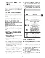 Preview for 93 page of Panasonic EYFGA1A Operating Instructions Manual