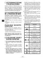 Preview for 126 page of Panasonic EYFGA1A Operating Instructions Manual