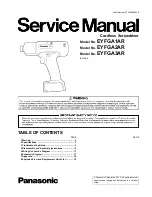 Preview for 1 page of Panasonic EYFGA1AR Service Manual