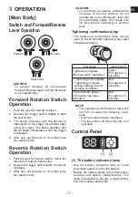 Preview for 7 page of Panasonic EYFGB1N Operating Instructions Manual