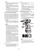 Preview for 10 page of Panasonic EYFLA3J - DRILL - MULTI LANGUAGE Operating Instructions Manual