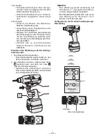 Preview for 23 page of Panasonic EYFLA3J - DRILL - MULTI LANGUAGE Operating Instructions Manual