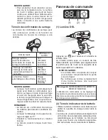 Preview for 34 page of Panasonic EYFLA3J - DRILL - MULTI LANGUAGE Operating Instructions Manual