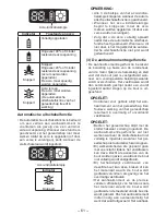 Preview for 61 page of Panasonic EYFLA3J - DRILL - MULTI LANGUAGE Operating Instructions Manual