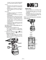 Preview for 62 page of Panasonic EYFLA3J - DRILL - MULTI LANGUAGE Operating Instructions Manual