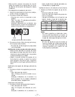 Preview for 77 page of Panasonic EYFLA3J - DRILL - MULTI LANGUAGE Operating Instructions Manual