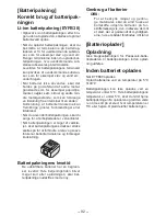 Preview for 92 page of Panasonic EYFLA3J - DRILL - MULTI LANGUAGE Operating Instructions Manual