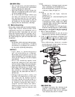 Preview for 100 page of Panasonic EYFLA3J - DRILL - MULTI LANGUAGE Operating Instructions Manual