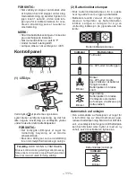 Preview for 111 page of Panasonic EYFLA3J - DRILL - MULTI LANGUAGE Operating Instructions Manual